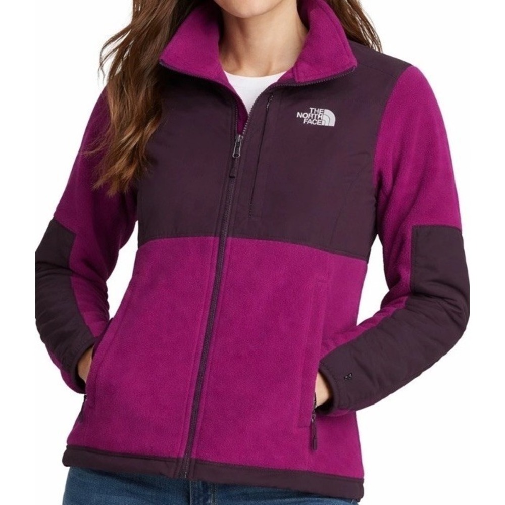 The North Face Denali Fleece Jacket Women's Purple Polartec Full Zip Medium